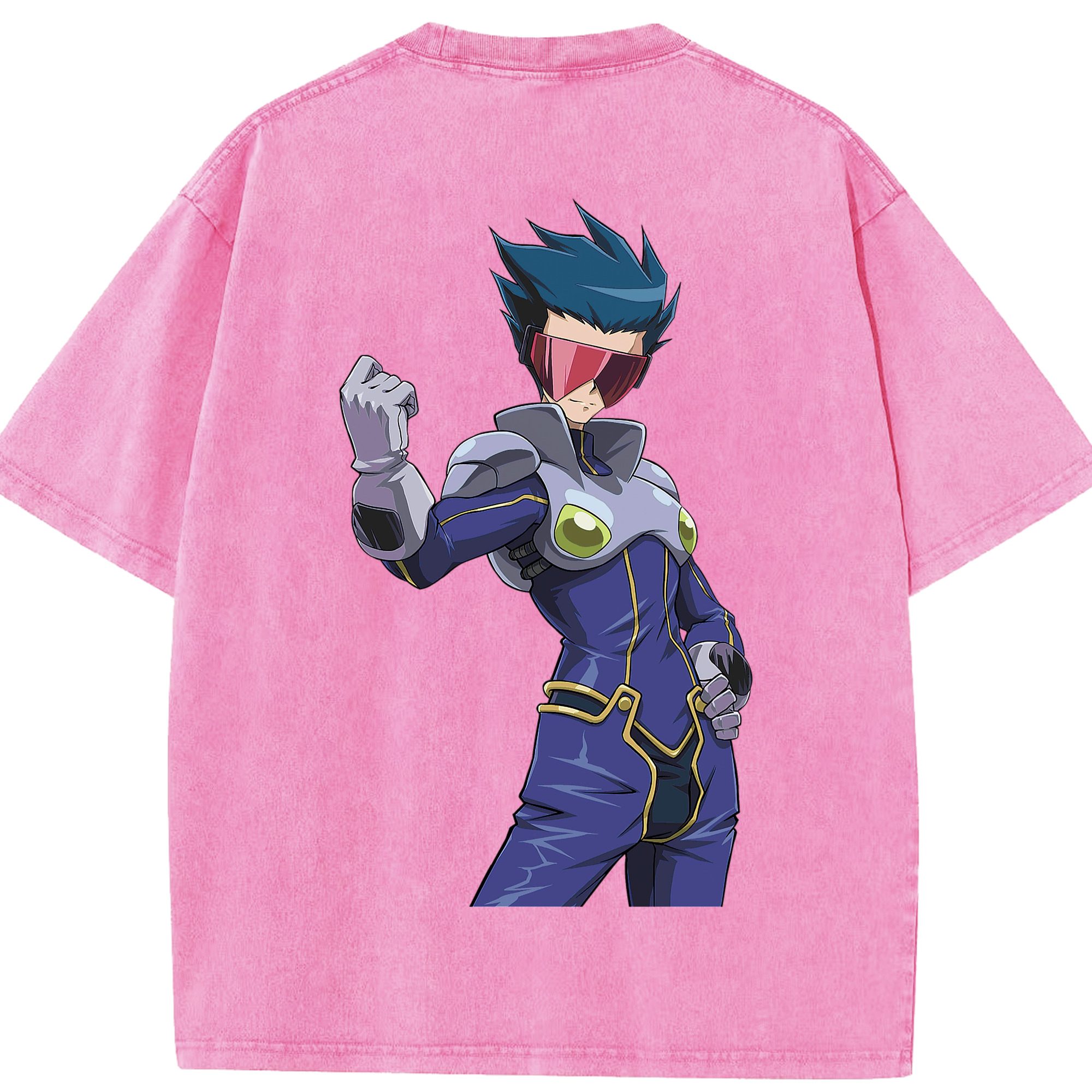 （画像用） 遊☆戯☆王 Yu-Gi-Oh! 綿100% ヴィンテージ風 半袖Tシャツ（背面プリント）